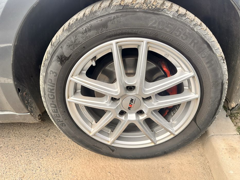 Jante R16 5x112 cu cauciucuri m +s