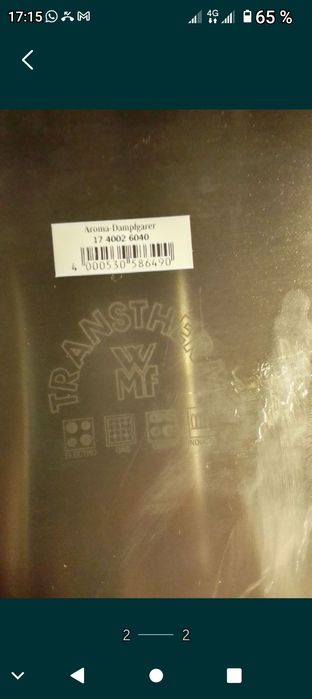 Vând vas pt gătire cu abur WMF,cadou