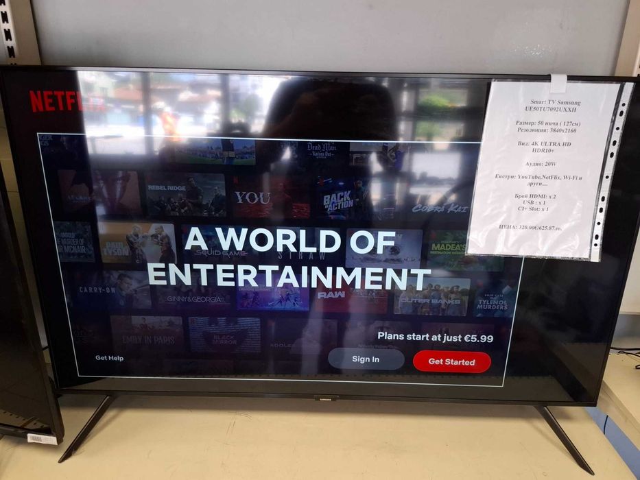 Smart TV Samsung UE50TU7092UXXH