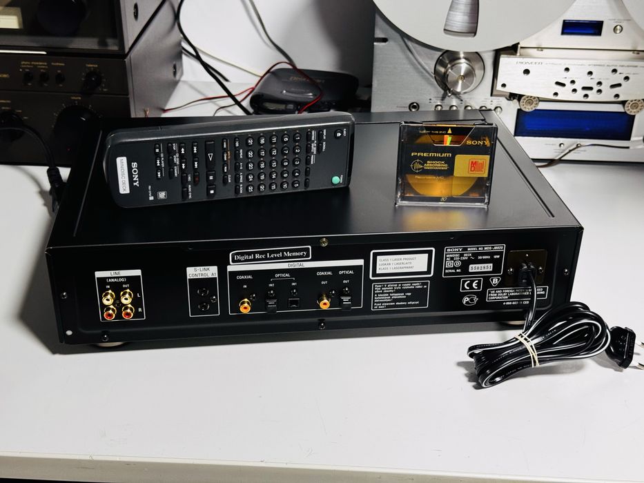 Minidisc SONY seria QS MDS-JB920QS,telecomandă,impecabil-sunet de 10