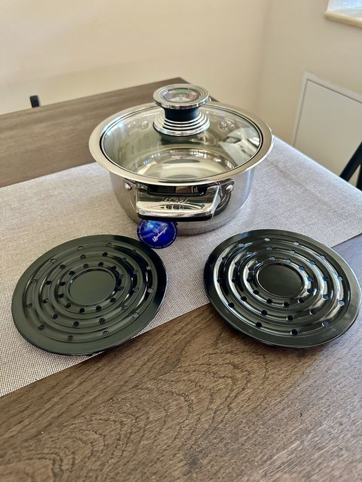 Set vase pentru gătit inox, 16 piese, Bachmayer, BM 17-05