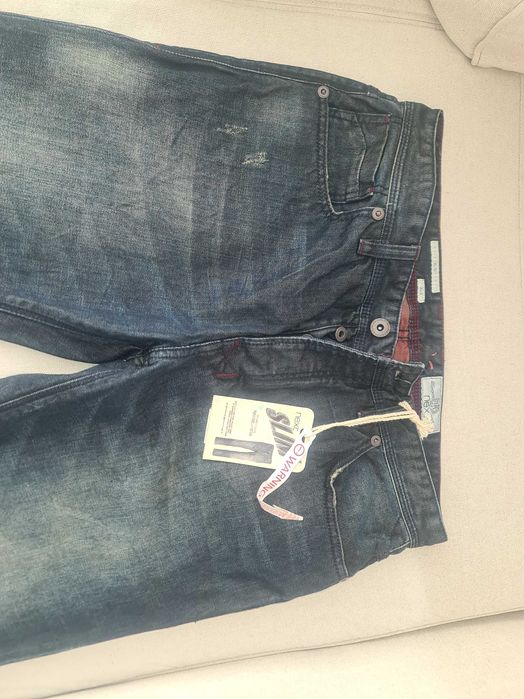 Луксозни мъжки дънки NEXT 82 degrees Slim Fit