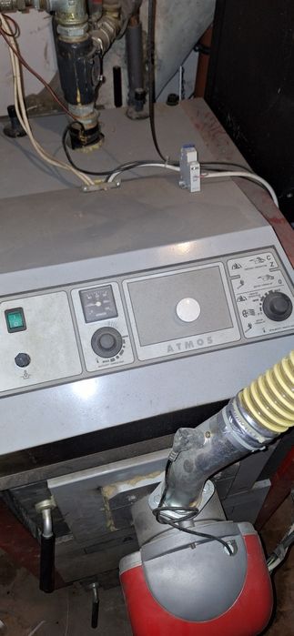 Котел за твърдо гориво ATMOS, Атмос, отличен.