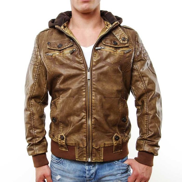 Jacheta piele Cipo&Baxx ca noua - livrare gratuita