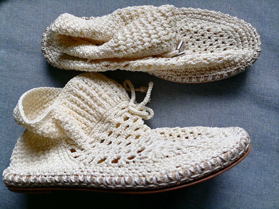 Еспадрили плетени ръчна изработка