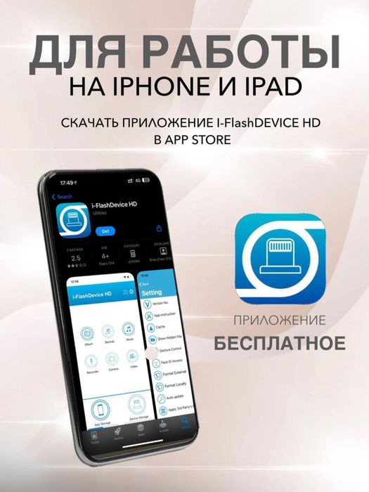USB Флеш накопитель для iOS и Android 2ТБ