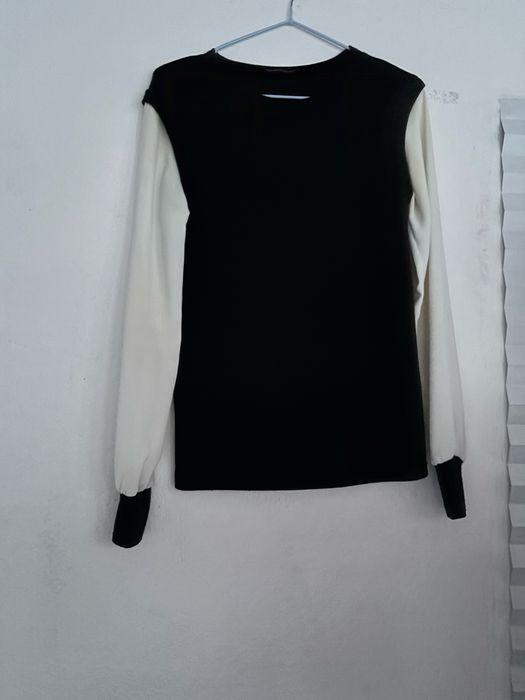 блузка школьная черно белая