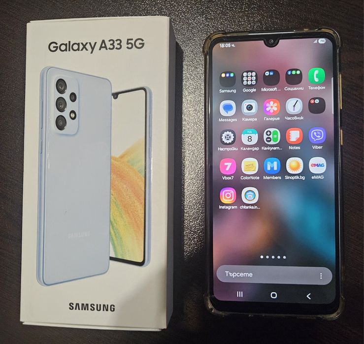 лот от 6 работещи мобилни телефона Samsung и Xiaomi