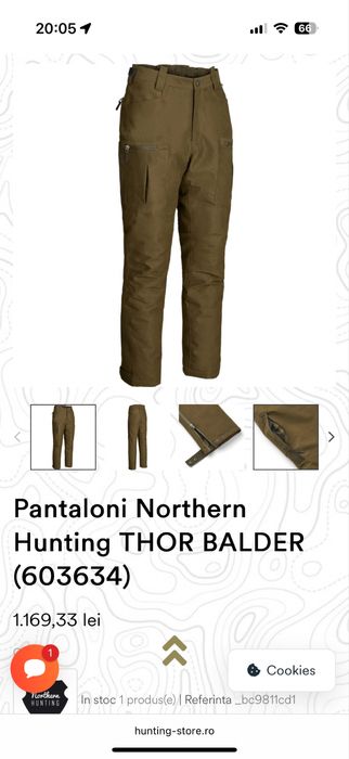 Costum Vanatoare iarna - nou - Northern Hunting L