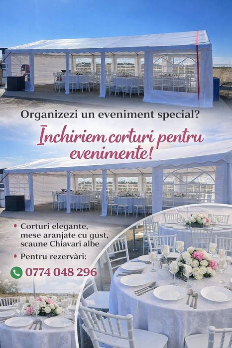 Inchiriem corturi evenimente