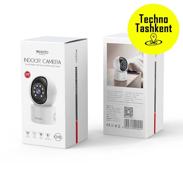Yesido KM10 HD двусторонняя, голосовая, интеллектуальная камера Wi-fi