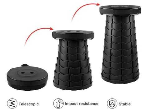 Водоустойчив,преносим,телескопичен,сгъваем стол,табуретка,къмпинг риба