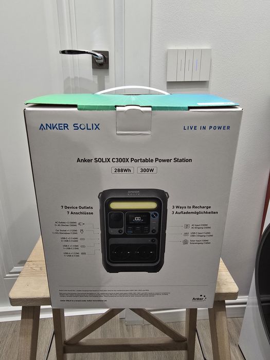 Nou.Baterie. Statie de incarcare. ANKER C300x