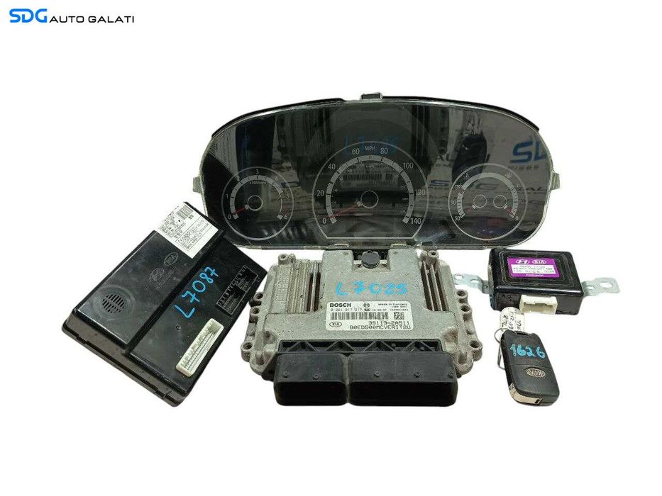 Kit Pornire ECU Calculator Motor Ceas Ceasuri Bord Cheie Imobilizator Modul Parcare Modul Confort Kia Ceed 1.6 CRDI 2007 - 2013 Cod 39113-2A511 0281017217 94024-1H751 95400-1H580 95700-1H100 [L7085] [L7086] [L7087] [L7088] [L7089]