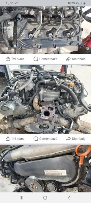 Arbore cotit audi a6 c6 4f 2.7 TDI EURO 5 cod motor CANA 190 CP
