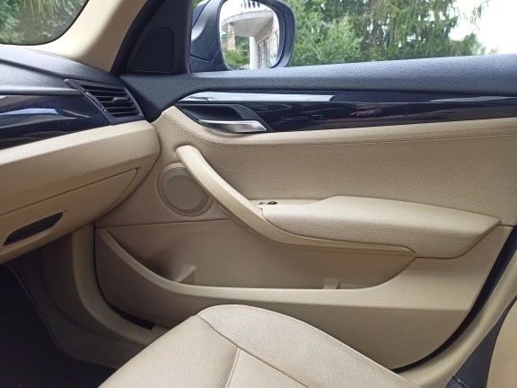 Set Manere trim ornament usa sofer pasager crom negru crem Bmw X1 E84