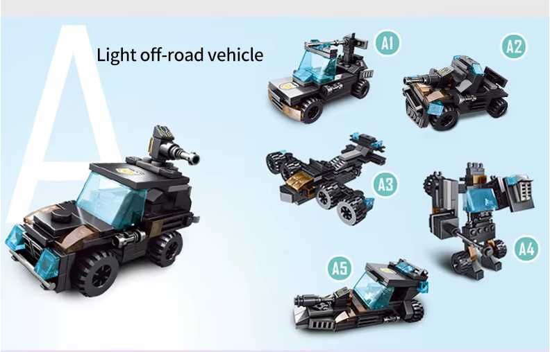 Joc tip Lego SWATT Pioneer 862 piese