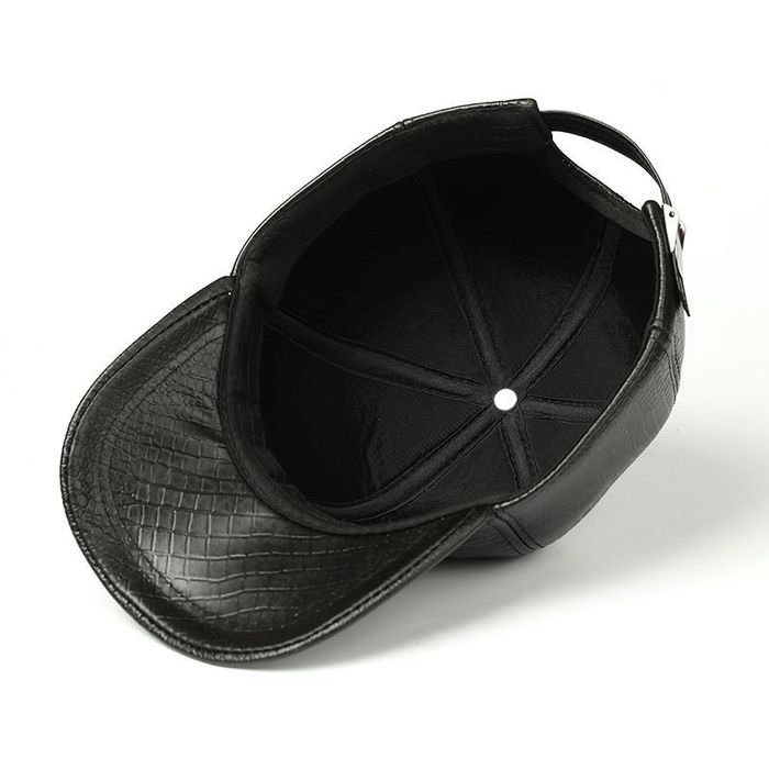 Мужская кепка из 100% натуральной кожи , утепленный
Размер 56-58 см, 5