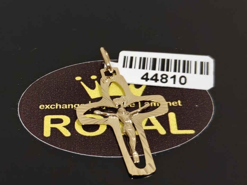 Bijuteria Royal: Pandantiv aur cruce 14k/0.91 gr