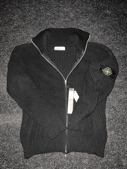 Кардиган Stone Island черный свитер