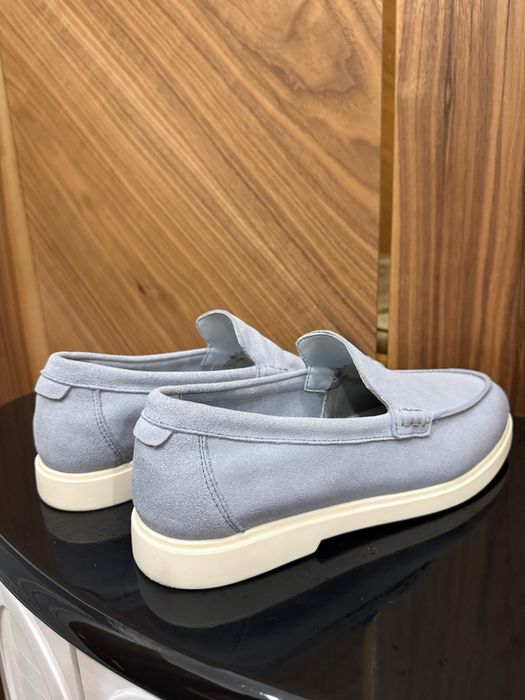 Лоферы Zara замшевые