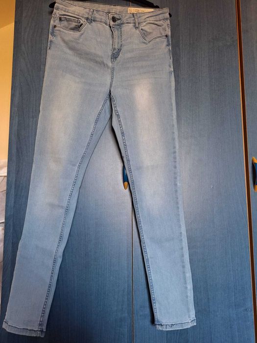 Blugi damă Esmara albastru deschis High Waist Super Skinny mărimea 42