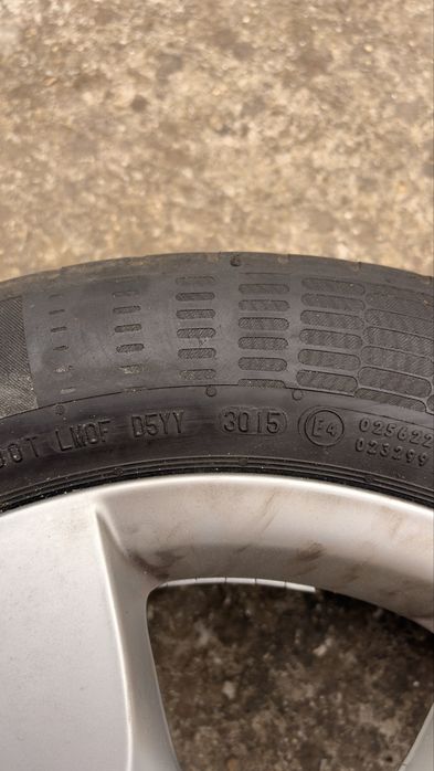 Jante aliaj Peugeot 16” + anvelope Continental/Michelin  205/55 R16