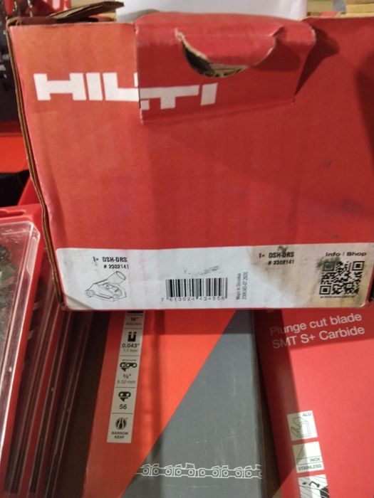 Hilti дискове, свредла и консумативи