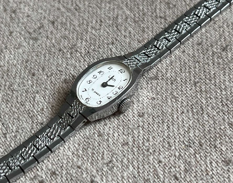 Ceas damă Luch 15 Jewels mecanic, vintage, Belarus, funcțional