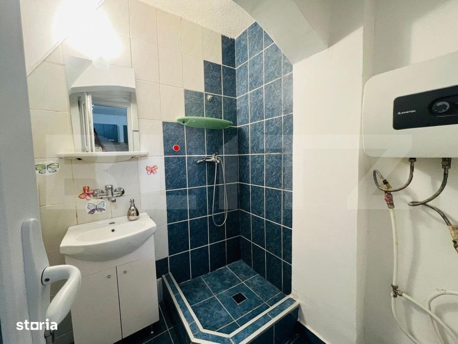 Garsoniera in centrul Clujului, 19 mp, 15 mp terasa, zona strazii Bari