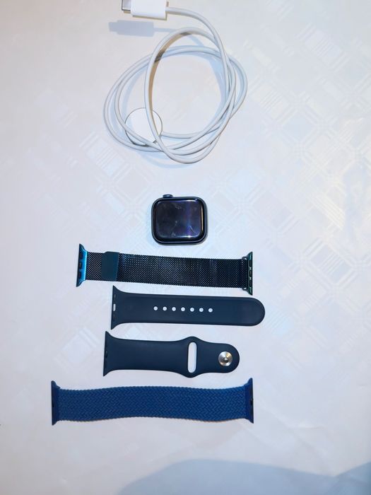 apple watch 7 41mm темно синий