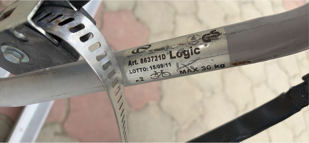Suport biciclete MENABO Logic 2 cu prindere pe haion/portbagaj