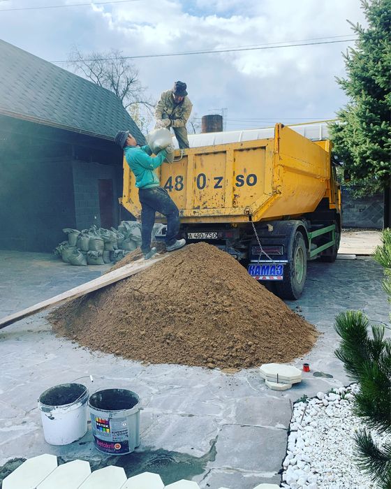 Песок, чернозем, глина,