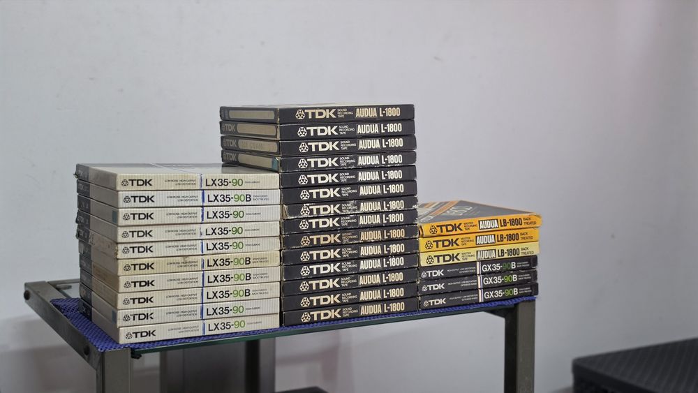 Benzi magnetofon TDK 18cm plastic