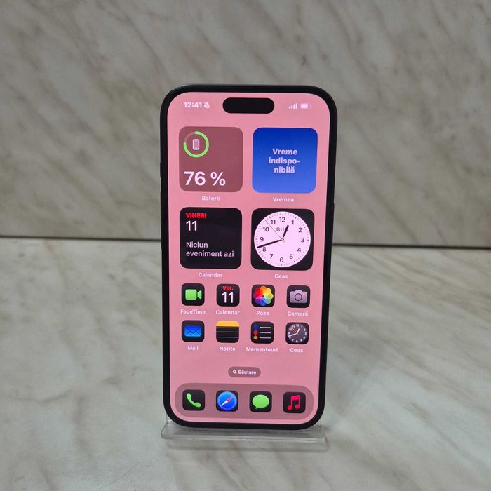 Telefon Apple iPhone 16 Negru 128GB 98% bat Zeus Amanet Rahova 33533
