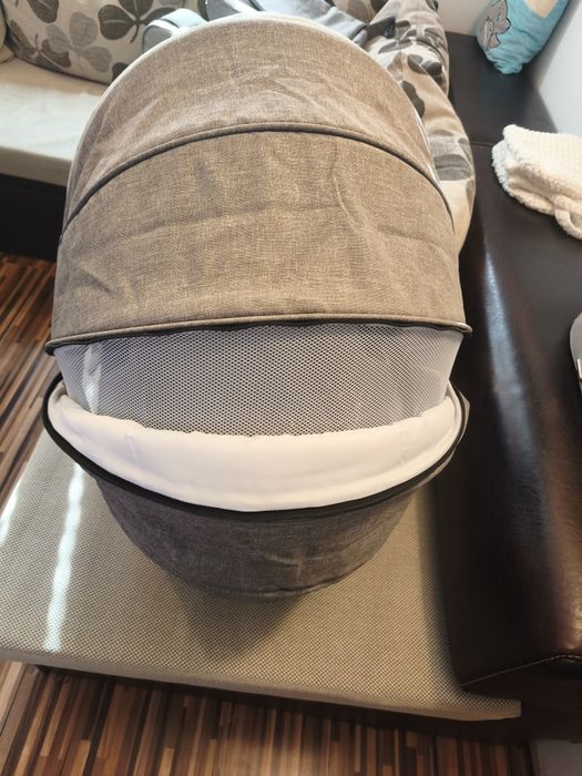 Комбинирана количка 3в1 LORELLI Premium POLAND MIA AIR LIGHT&DARK GREY