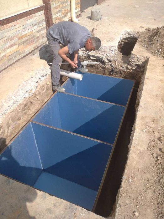 Плавательные бассейны,  аквариумы и емкости из алюкобонда