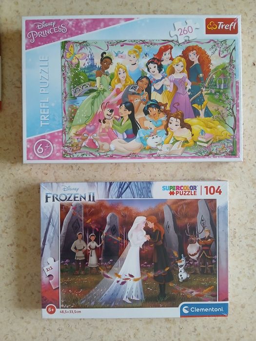 Disney пъзели - принцеси и Frozen, 6+