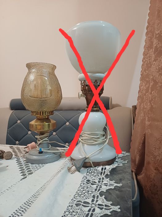 Настольные винтажные лампы ссср