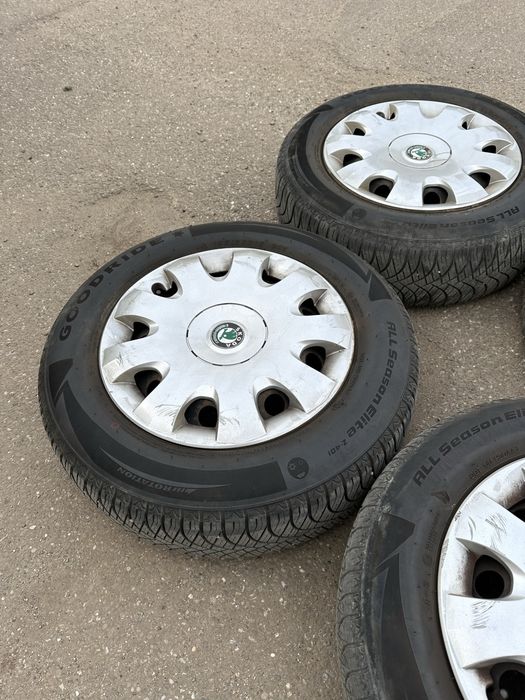 Roti 195/65/15 skoda ,seat,mercedes,vw, jante cauciucuri m+s