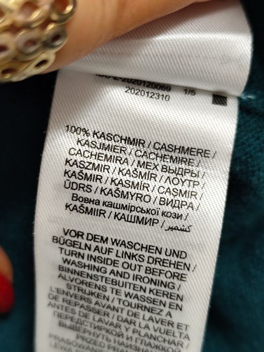 Christian Berg pulover 100% cașmir