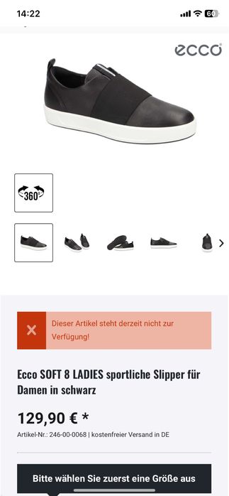 Pantofi Ecco Soft 8 marimea 37