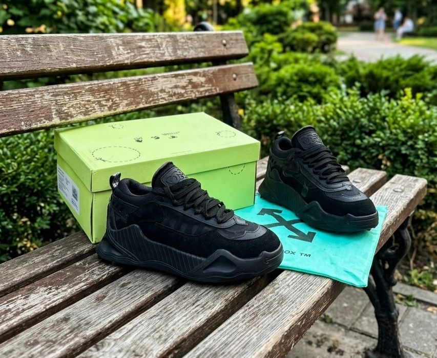 Adidasi OFF White Odsy Negru Full Box