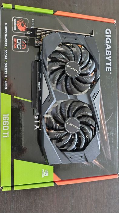 Видео карта, gigabyte GTX 1660 super, 1660 ti,  6gb, нова!
