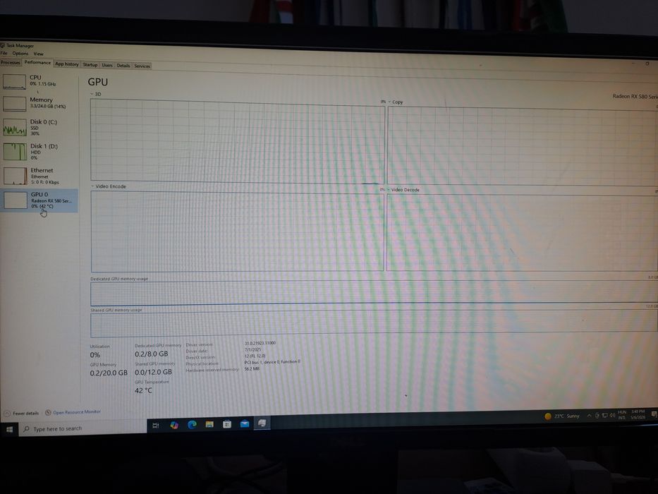 Pc gaming Intel I7-7700k+RX580 8GB+24 GB RAM