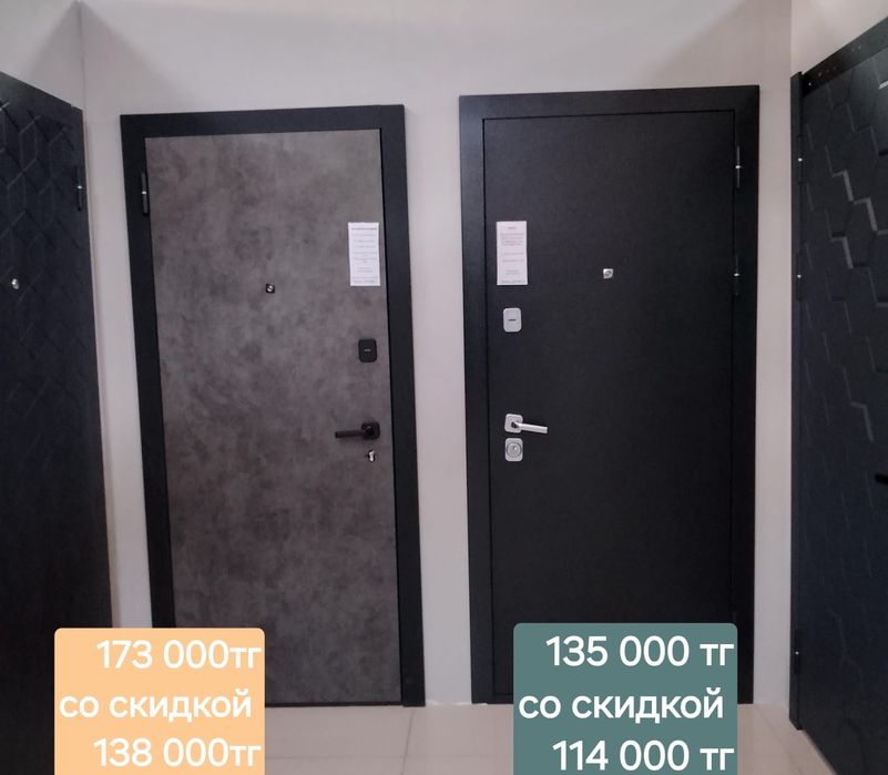 Входные двери с витрины