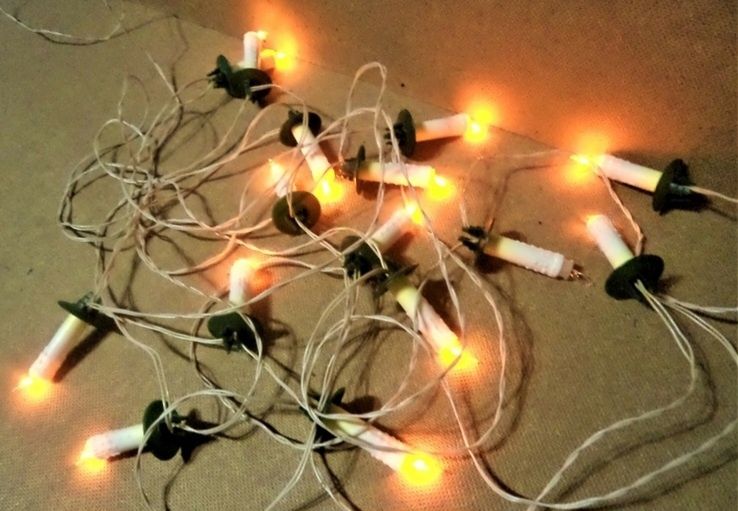 Гирлянда свечки ссср