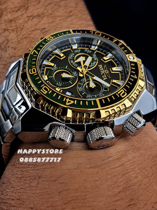 INVICTA Akula Kromo Swiss 55 mm, Инвикта нов мъжки часовник