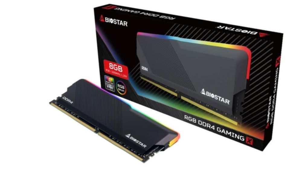 Продавам RAM памет Biostar 8GB DDR4 3200 Gaming X RGB