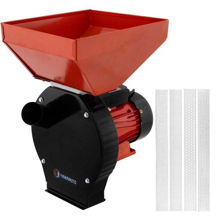 Moară cereale, știuleți, lucernă și tulpinoase, motor 3,9KW, 240kg/ora